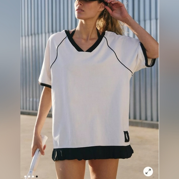 FP Movement by Free People Tops - WILL BE GONE SOON) NNWOT) "Baseline Solid tee black/white